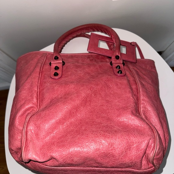 Balenciaga City Pink Tote Bag - Picture 5 of 8